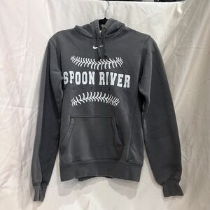 Nike Dark‎ Grey Pullover Sweatshirt Womens Size M With Front Pocket